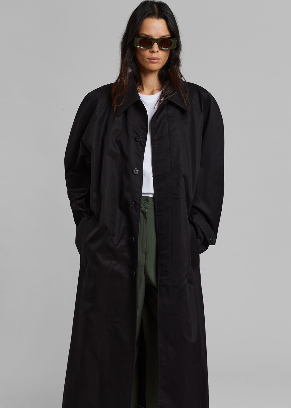 Decima Trench Coat - Black