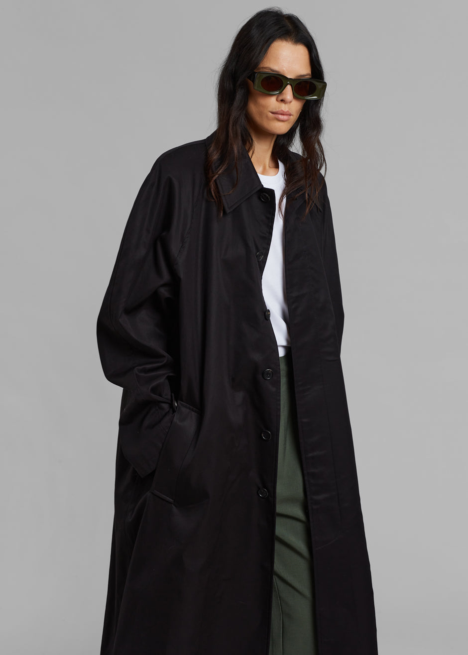 Decima Trench Coat - Black