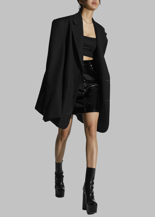 Dee Maxi Oversized Blazer - Black