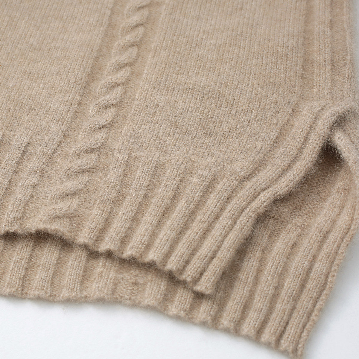 100% Cashmere Mock Neck Knit Sweater