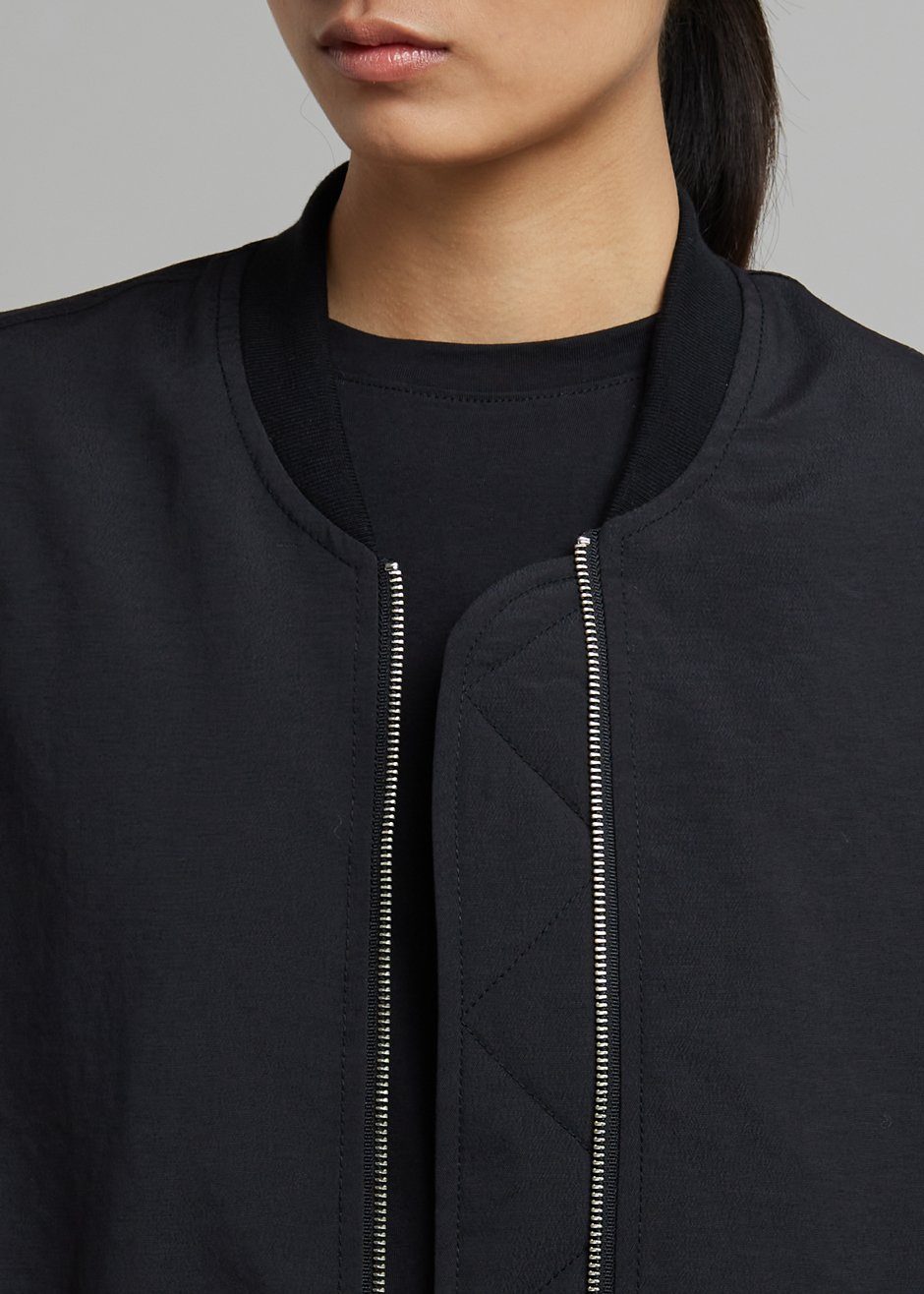 Lumi Bomber Jacket - Black