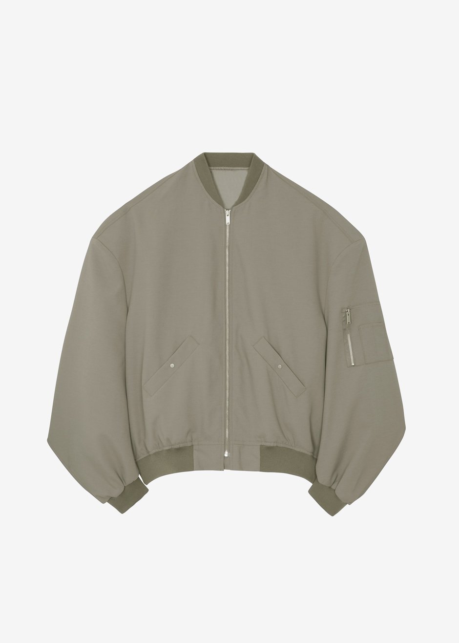 Lumi Bomber Jacket - Dark Olive